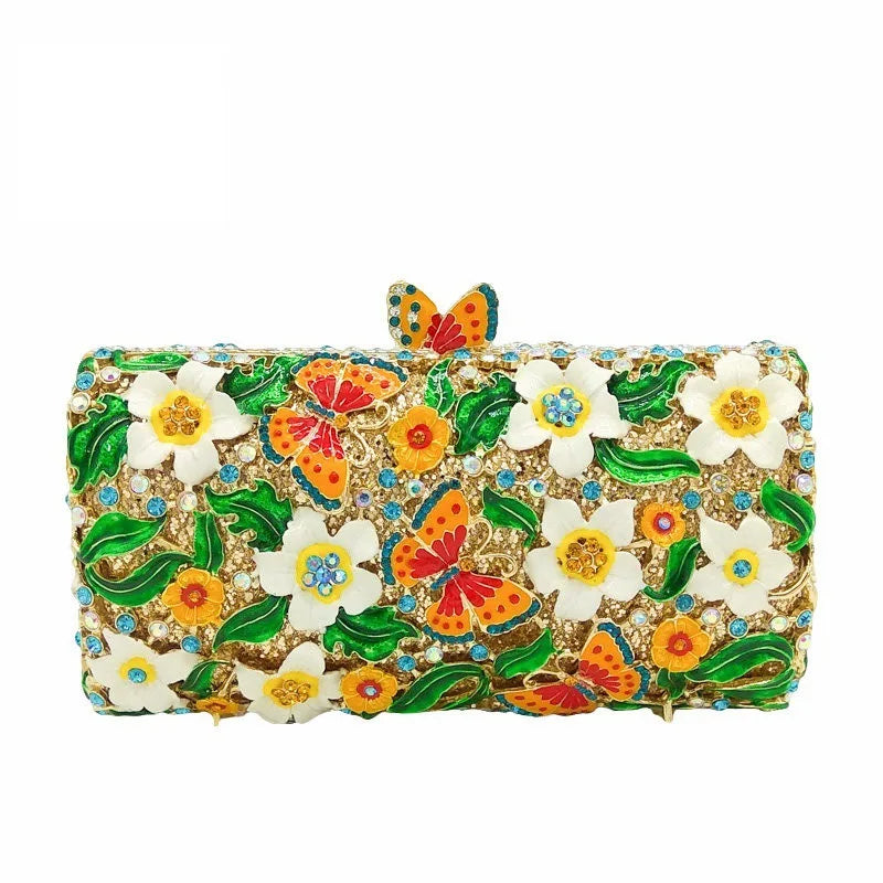 Crystal Blossom Clutch