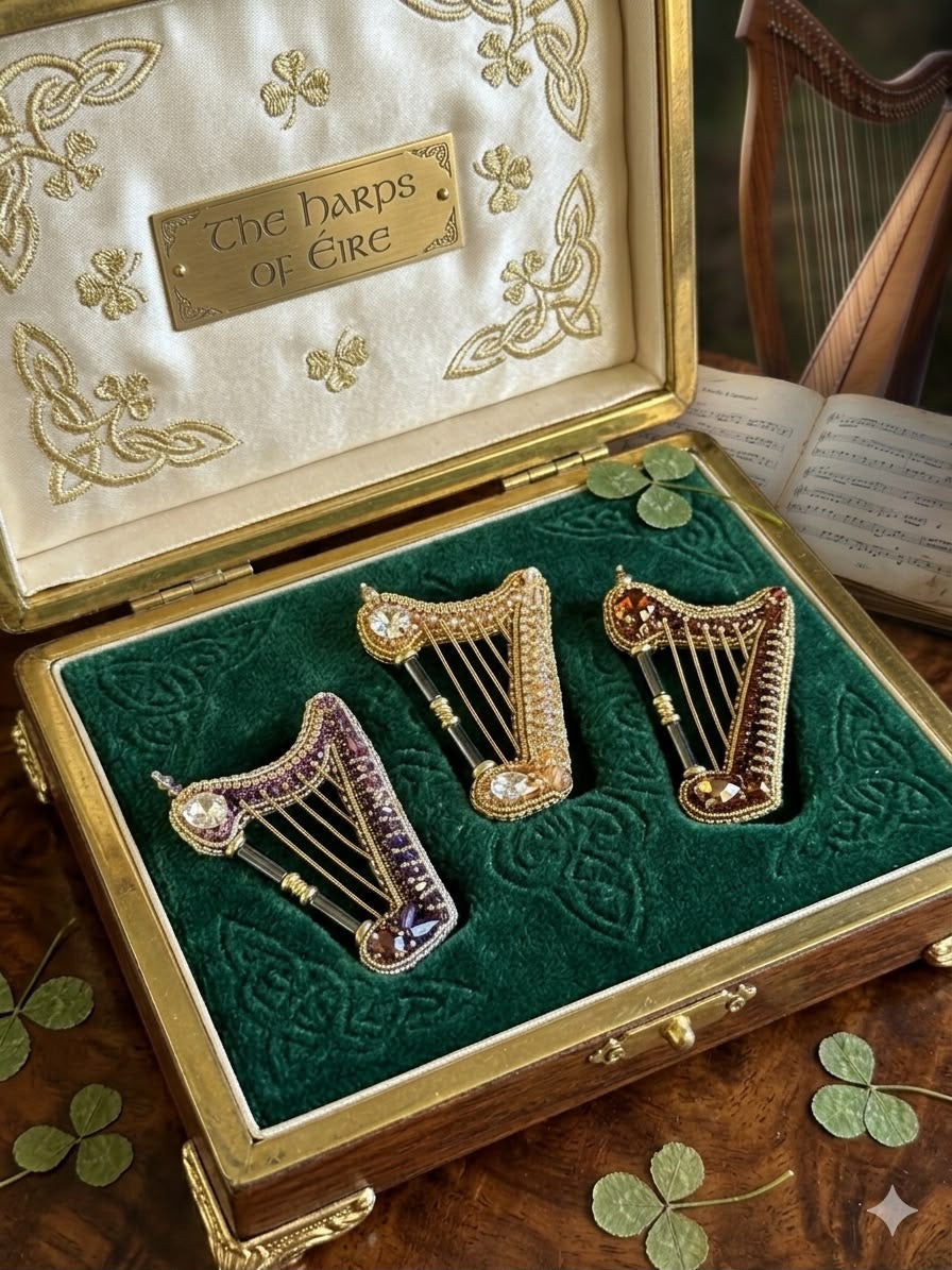 Harp Brooch