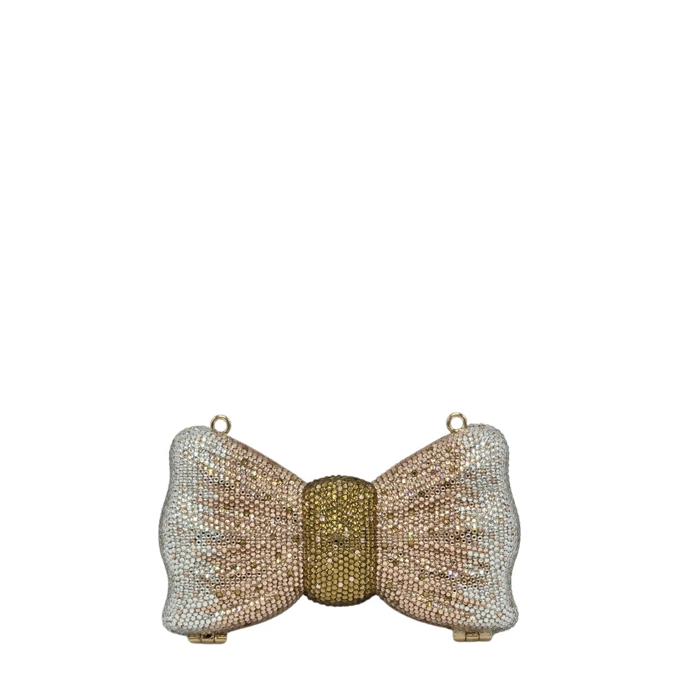 Luxe Mini Crystal Ribbon Evening Bag
