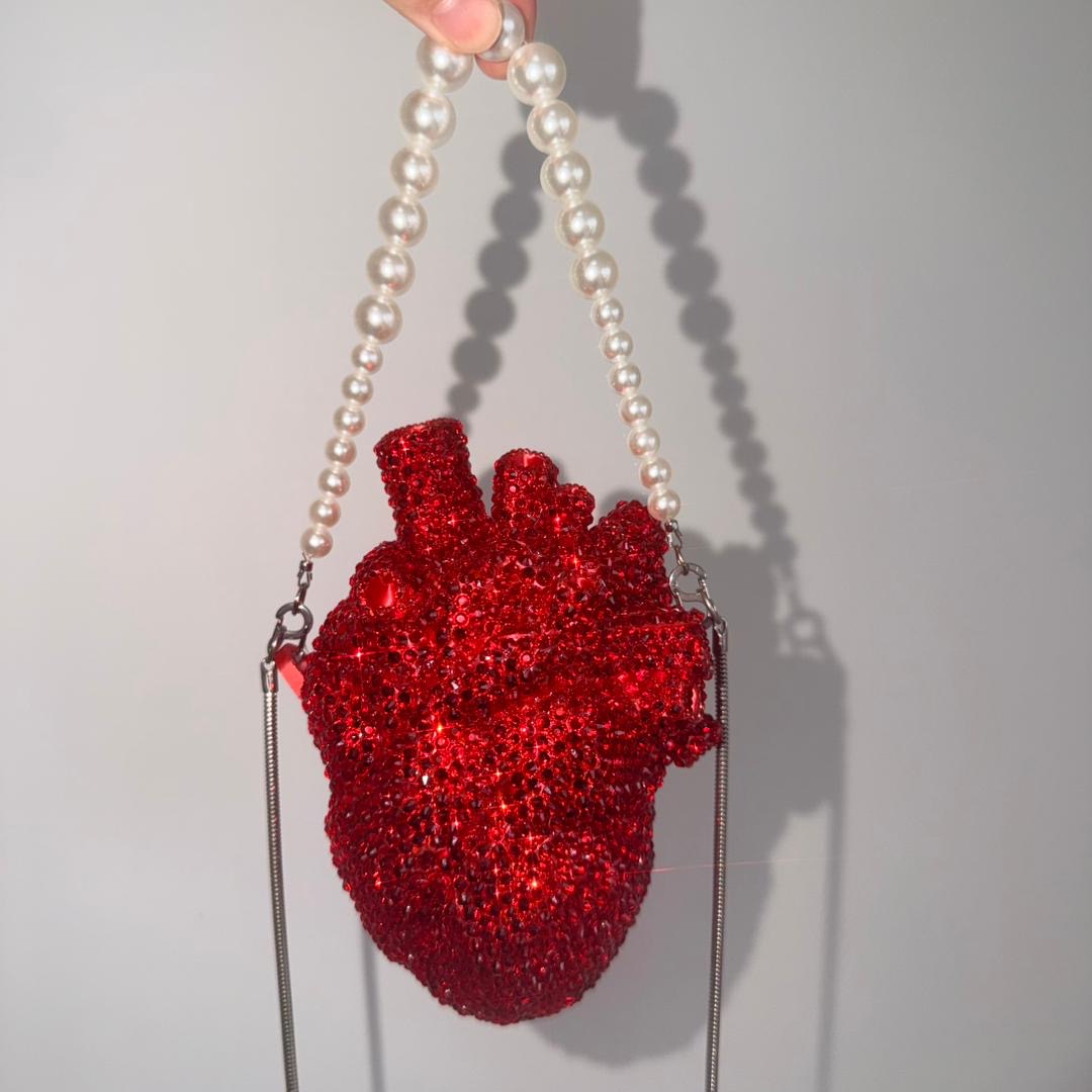 Anatomical Heart Clutch Bag