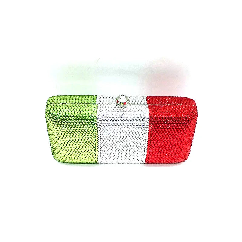 Crystal Pride Rectangular Clutch