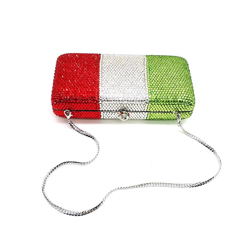 Crystal Pride Rectangular Clutch