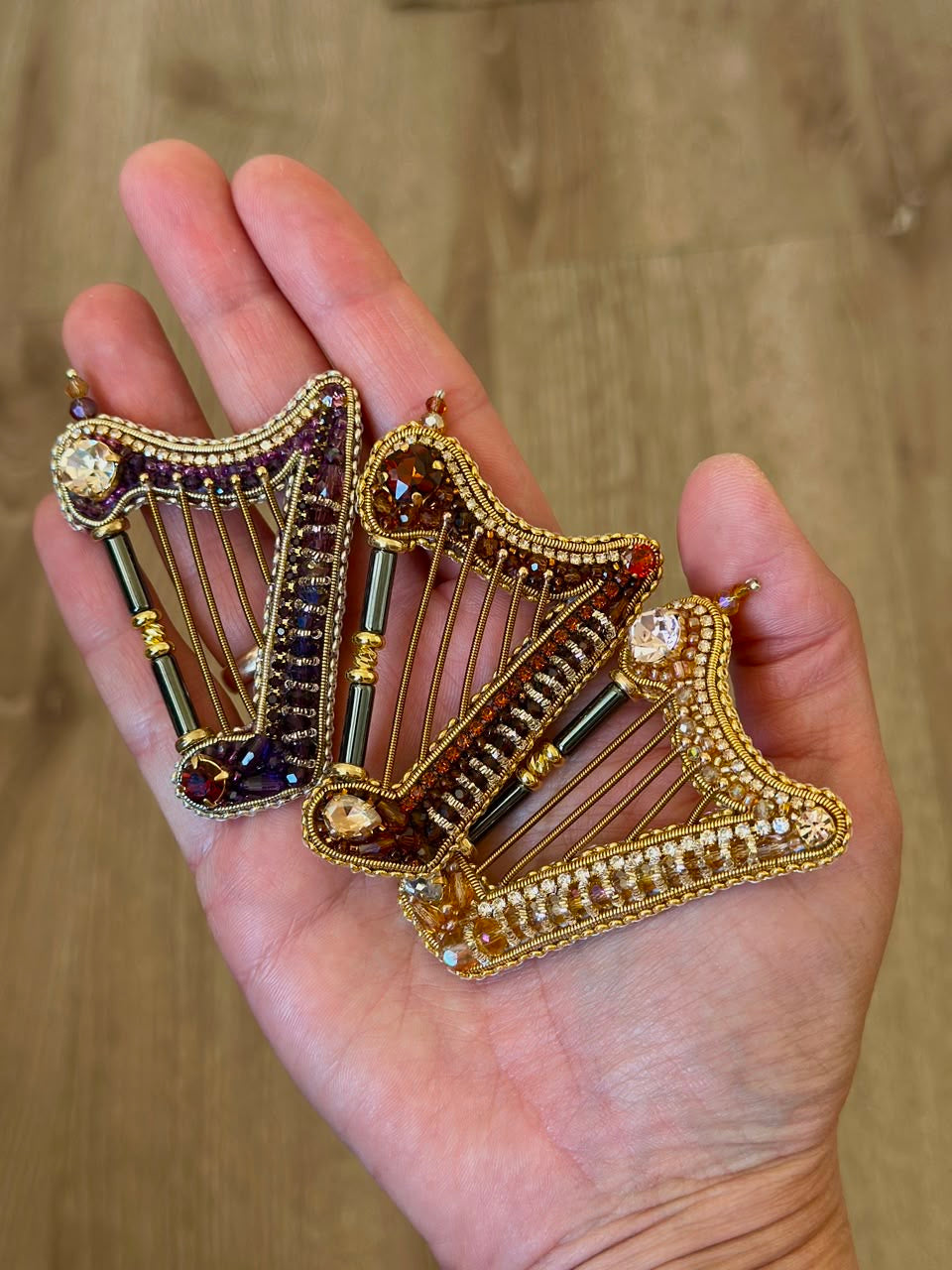 Harp Brooch