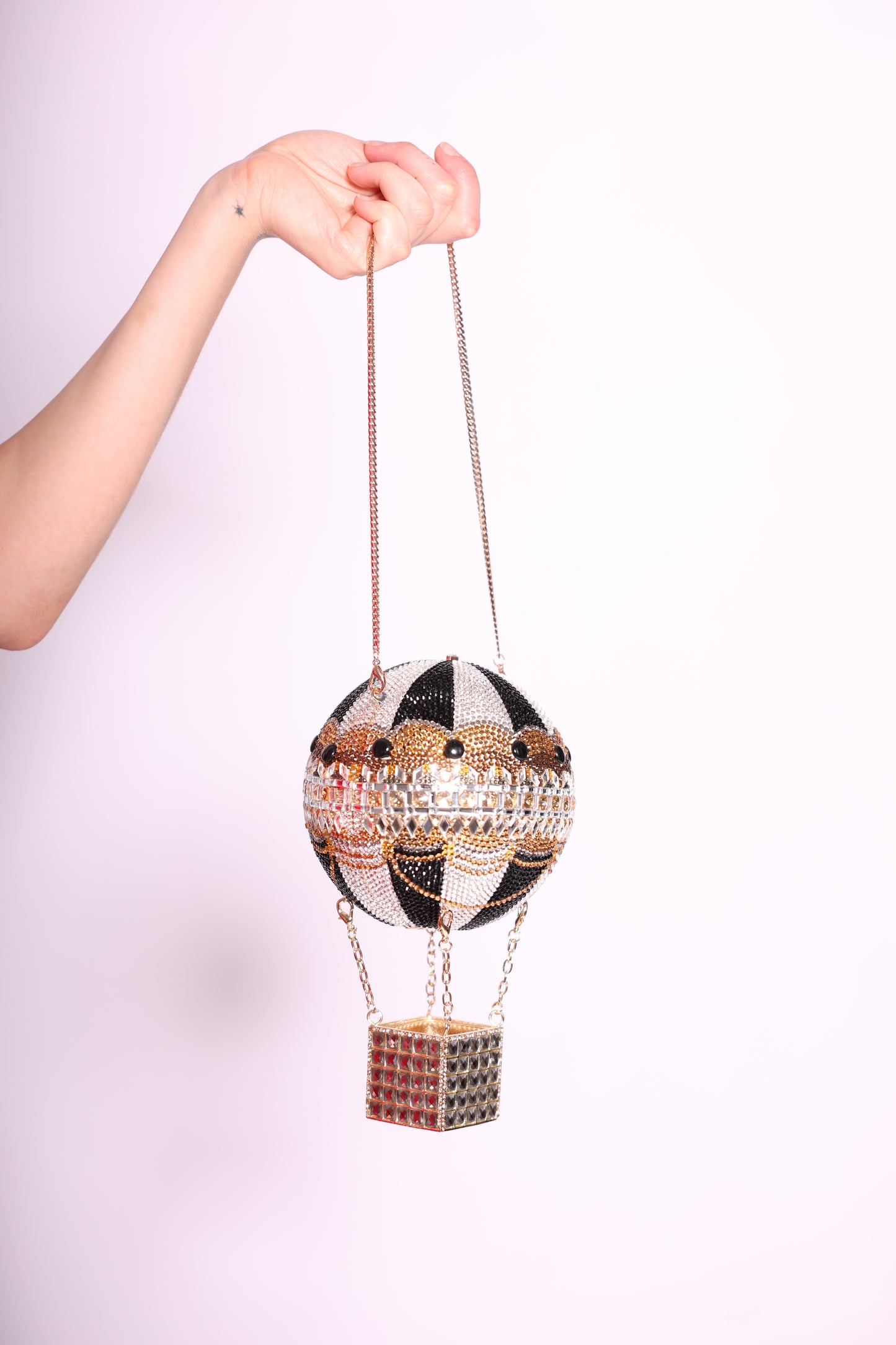 Luxury Hot Air Balloon Crystal Clutch