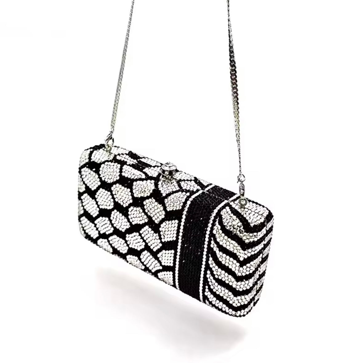 Keffiyeh Crystal Clutch