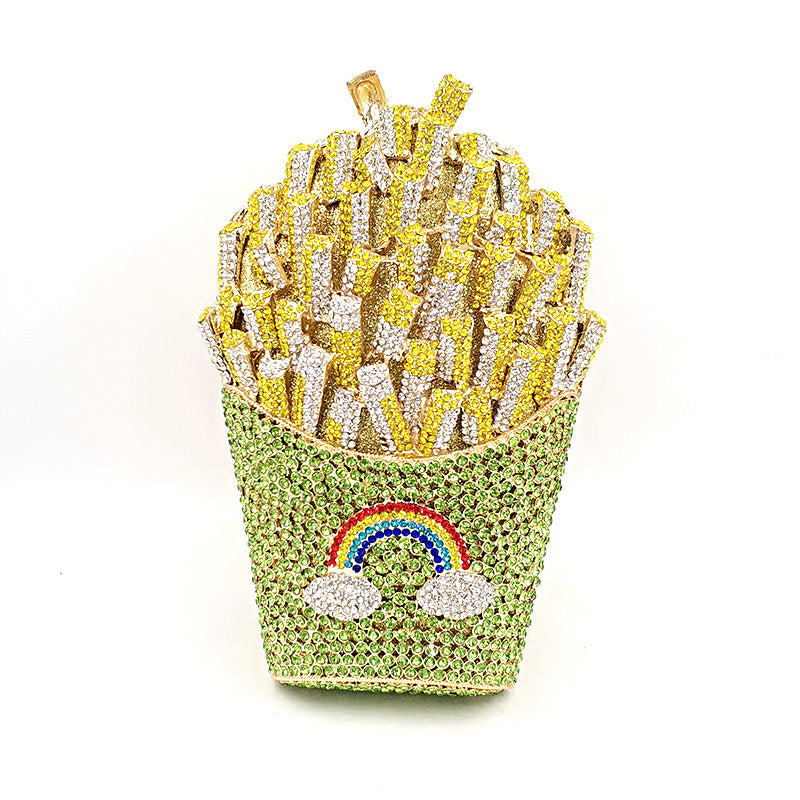 French Fries Crystal Clutch