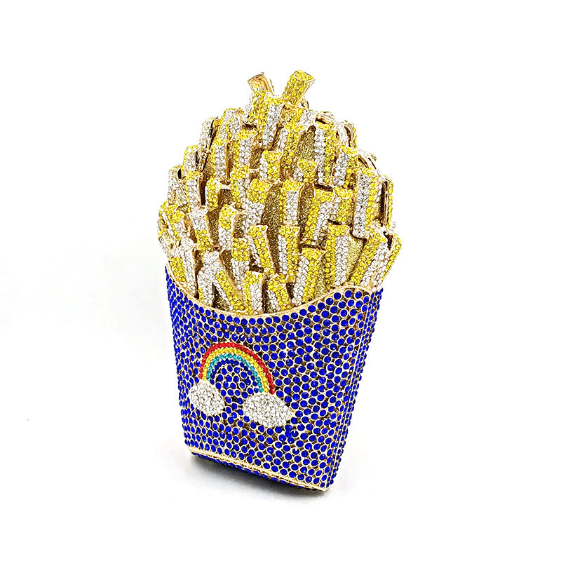 French Fries Crystal Clutch