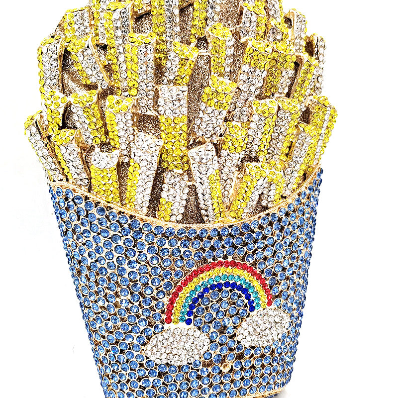 French Fries Crystal Clutch