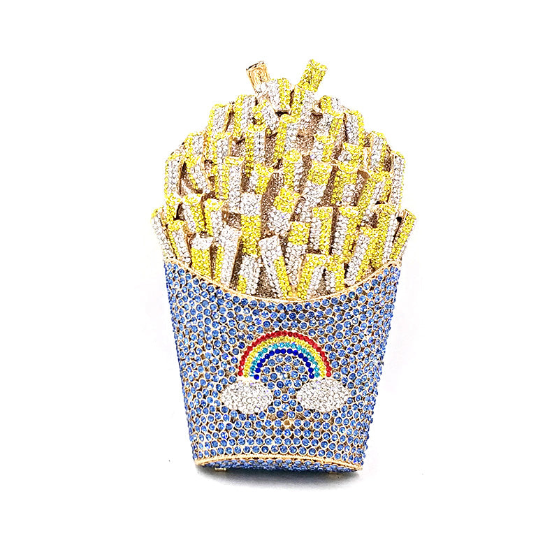 French Fries Crystal Clutch