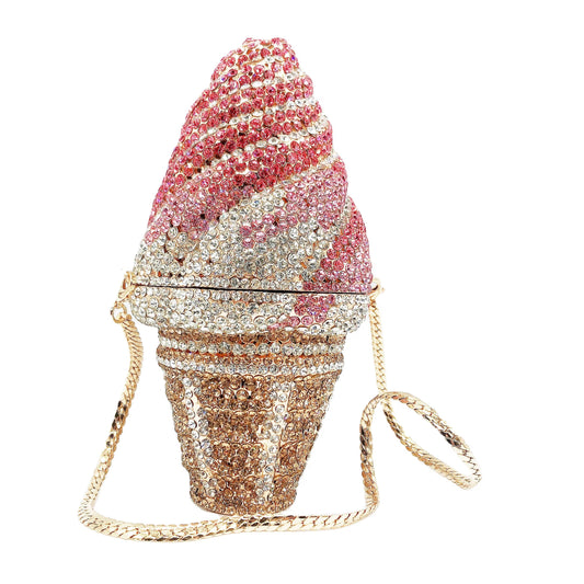 Ice cream clutch bag
